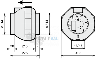 Rosenberg RS 315L - описание, технические характеристики, графики